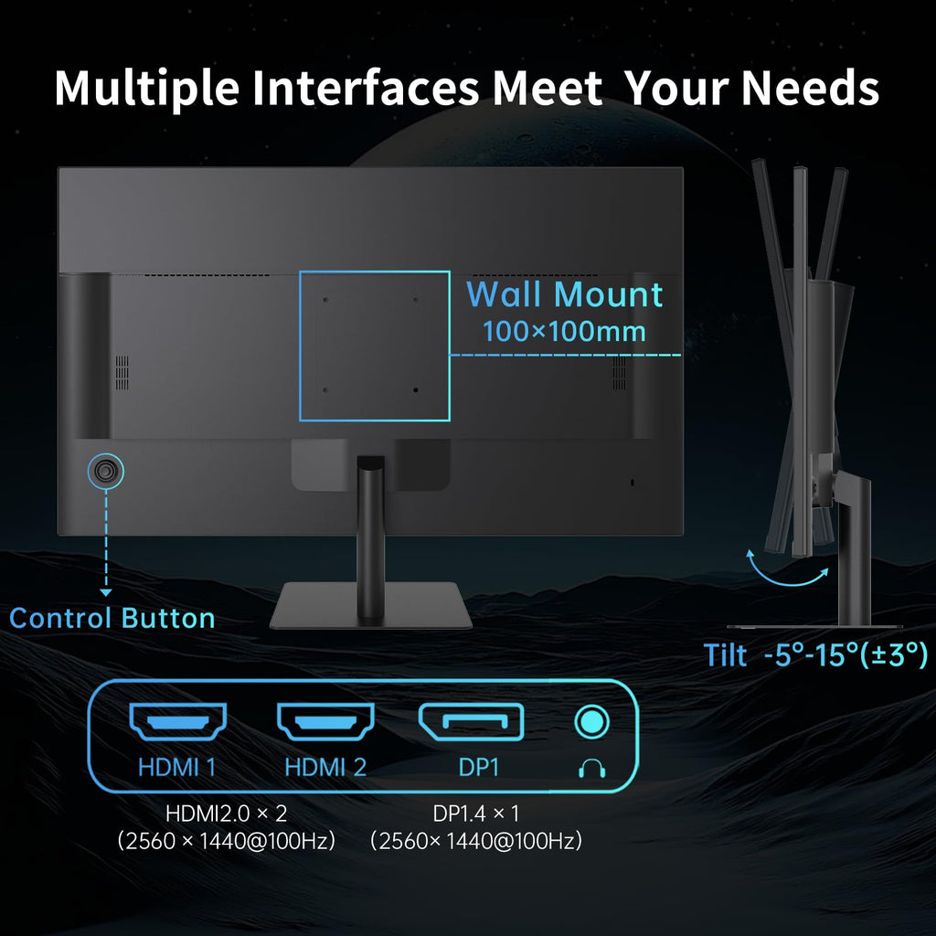 KTC 24 inch 190Hz/180Hz Gaming Monitor - craques