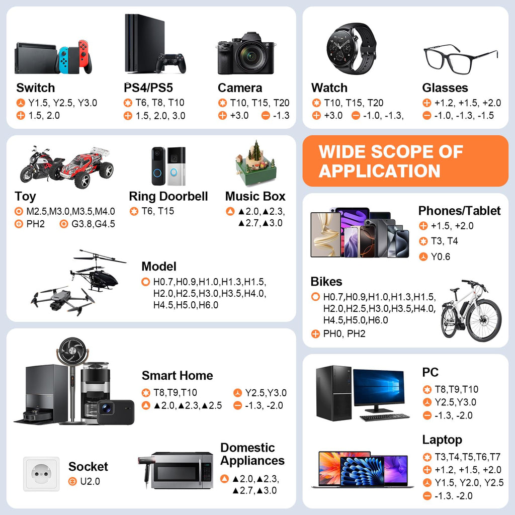 JOREST 38Pcs Small Precision Screwdriver Set, Tool Gifts for Men - craques