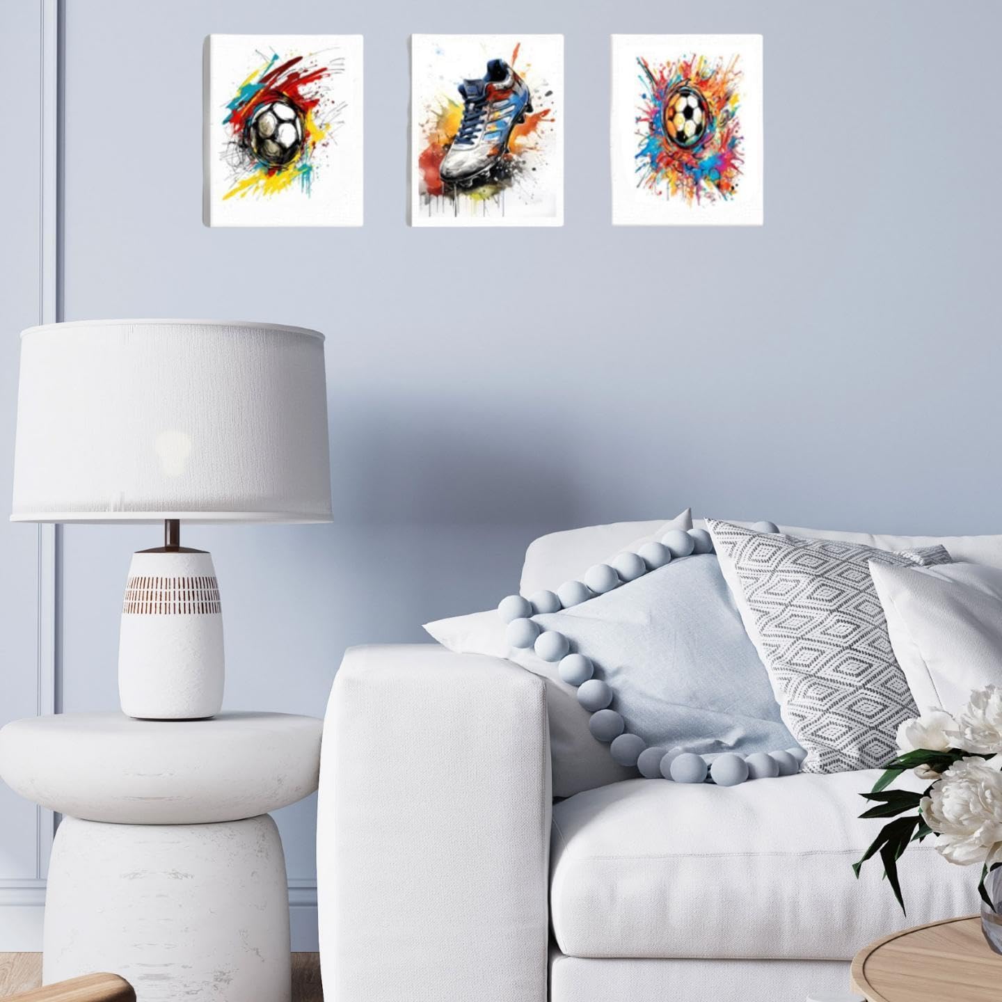 3 Pcs 16" x12'' Framed Gaming Room Decor Canvas Wall Art Video Game Art Prints Framed - craques