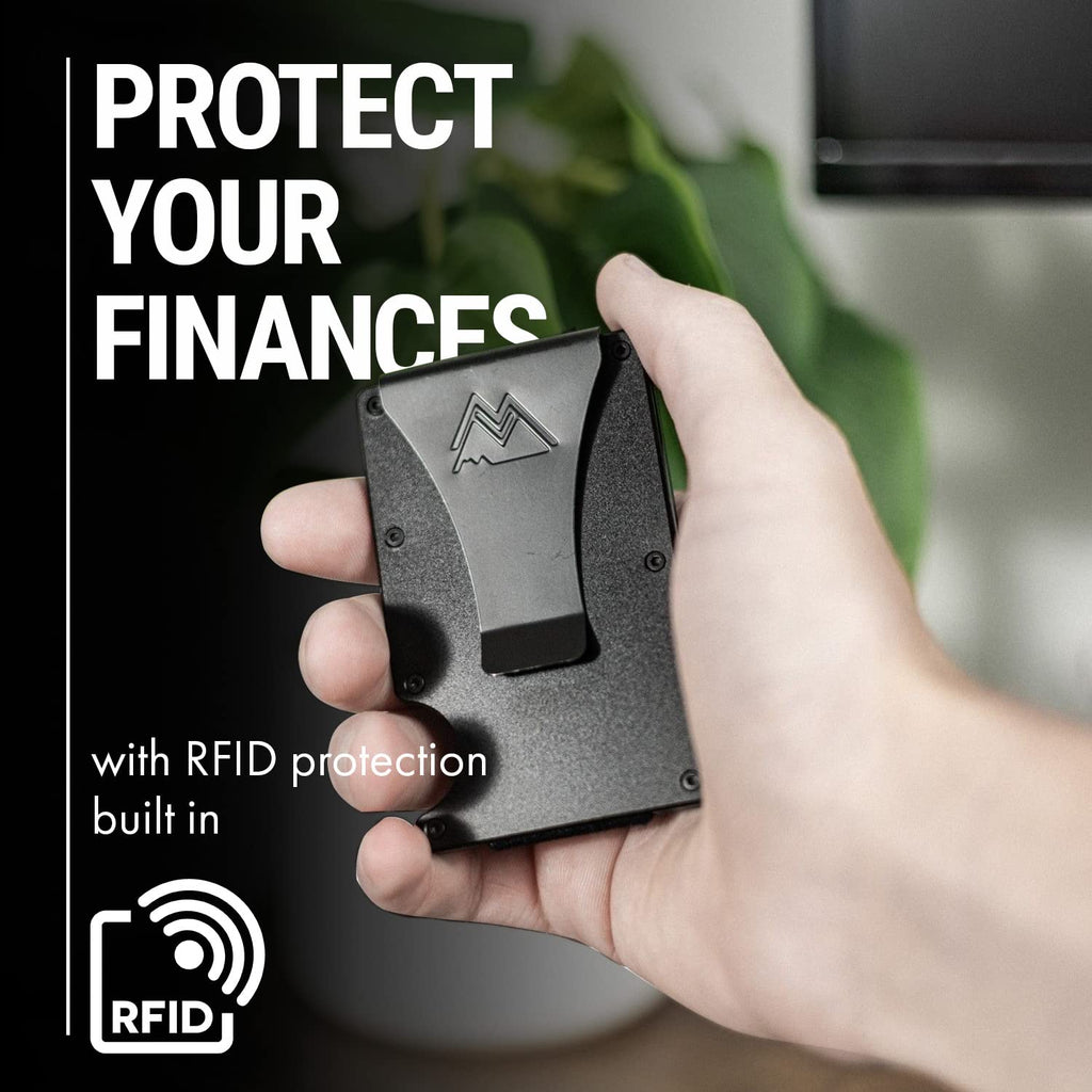 Craques RFID Blocking Minimalist Wallet with Wood Pattern craques