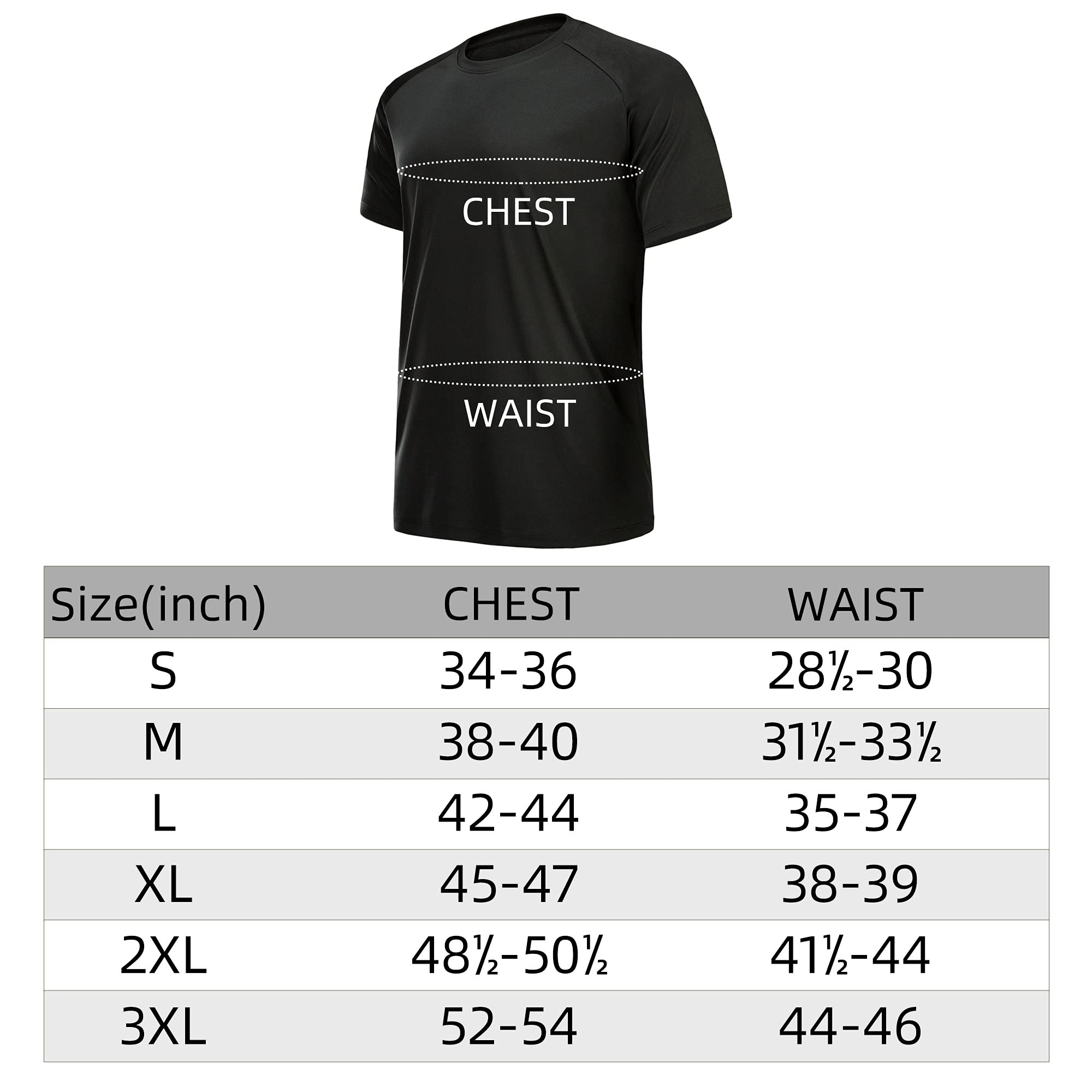 Men's Workout Shirts Athletic Wear Moisture Wicking - craques