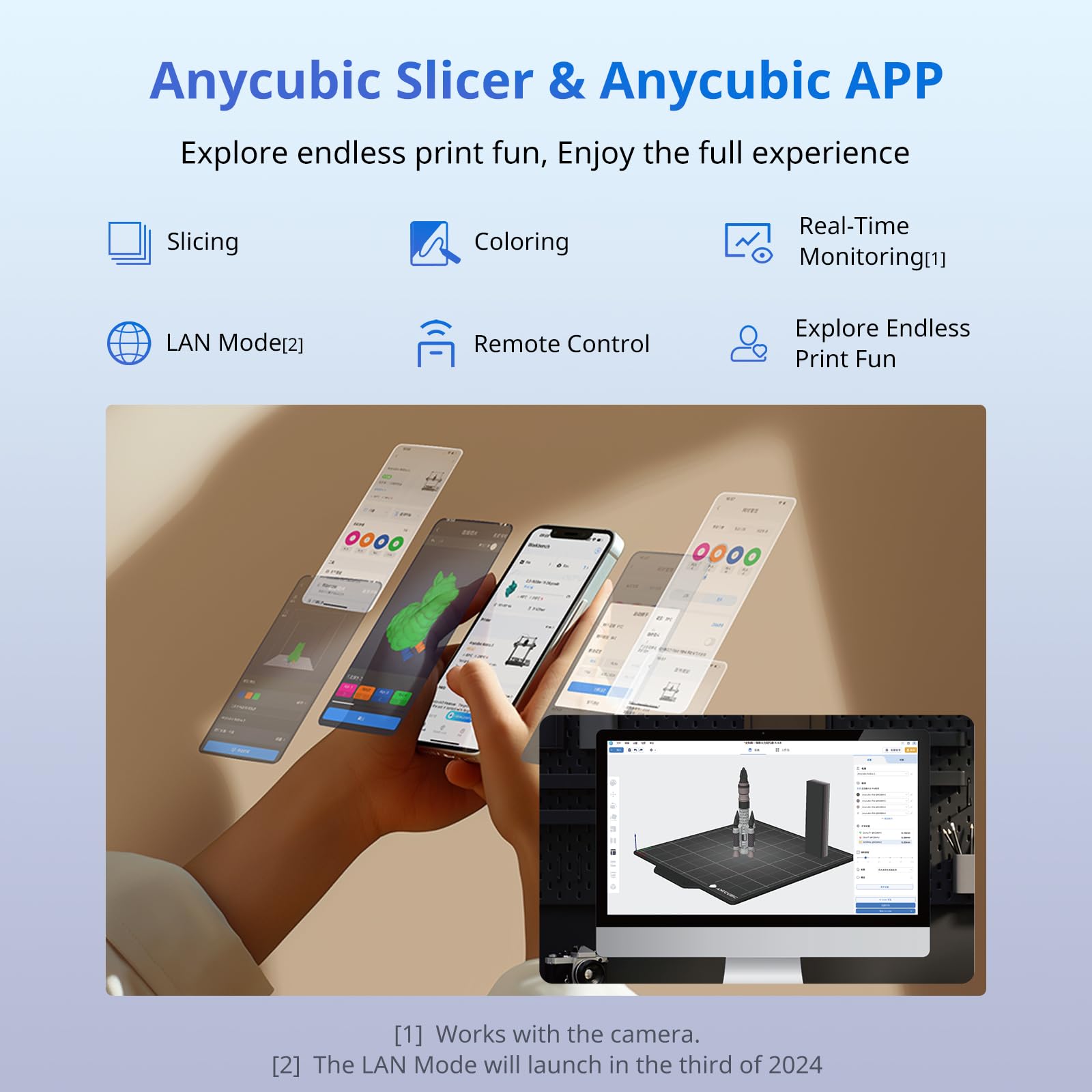 Craques Anycubic Kobra S1 3D Printer with Auto-Leveling craques