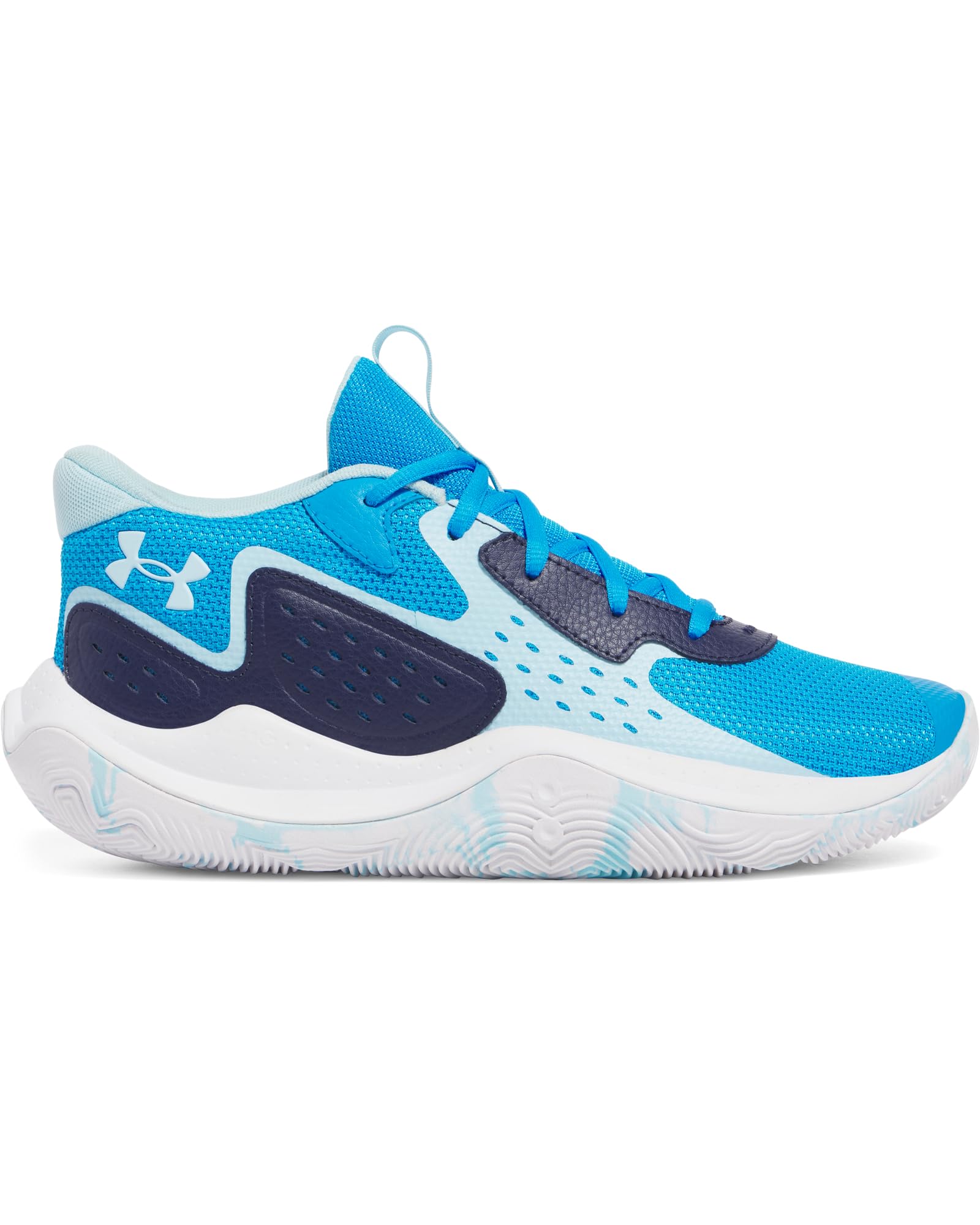 Under Armour Jet 23 Basketball Shoes - Lightweight Durable - 9.5 Women/8 Men / (428) Electric Blue/Midnight Navy/Stream