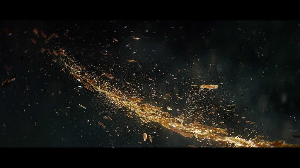 Elden Ring PS5 golden splash effect with dark background from craques game visual