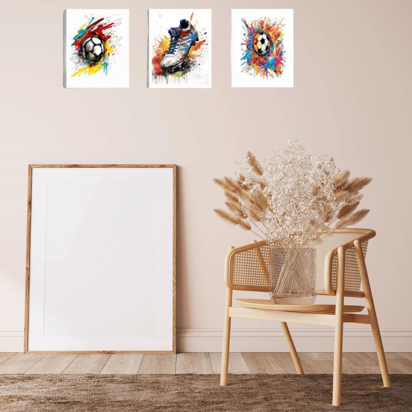 3 Pcs 16" x12'' Framed Gaming Room Decor Canvas Wall Art Video Game Art Prints Framed - craques