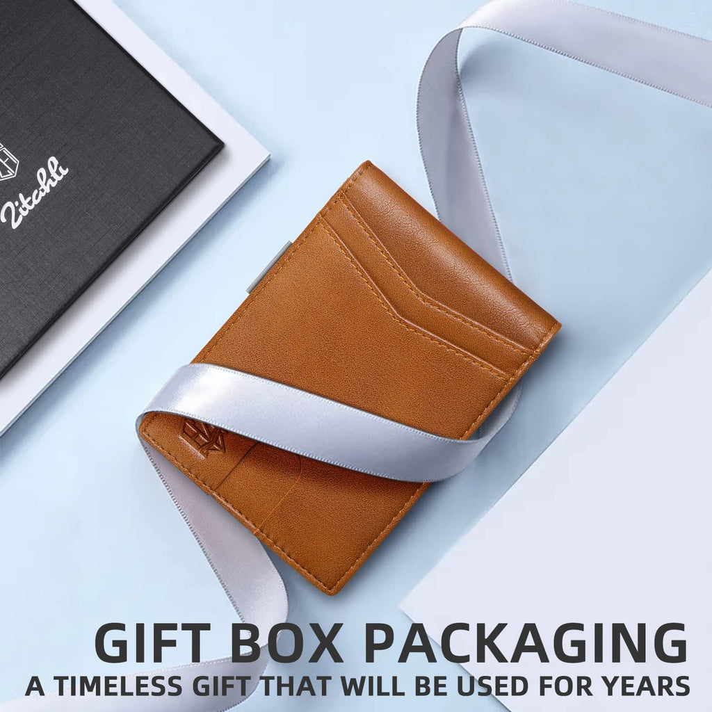 Craques Slim RFID Wallet for Men - Brown Leather craques