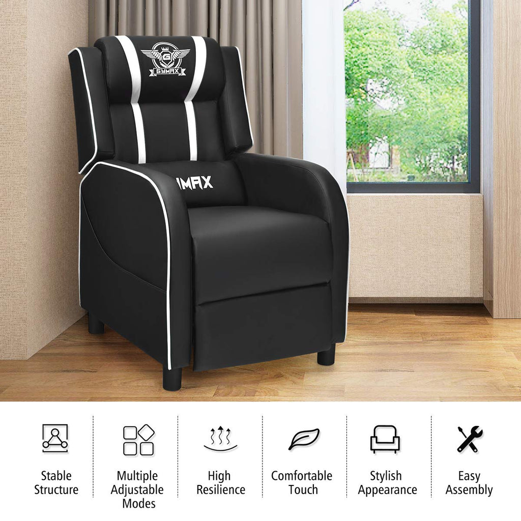 Craques Reclining Gaming Chair with Massage and Remote