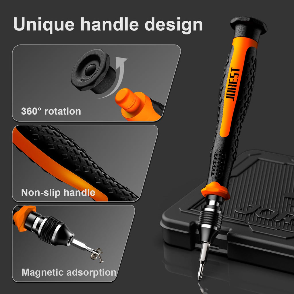 JOREST 38Pcs Small Precision Screwdriver Set, Tool Gifts for Men - craques
