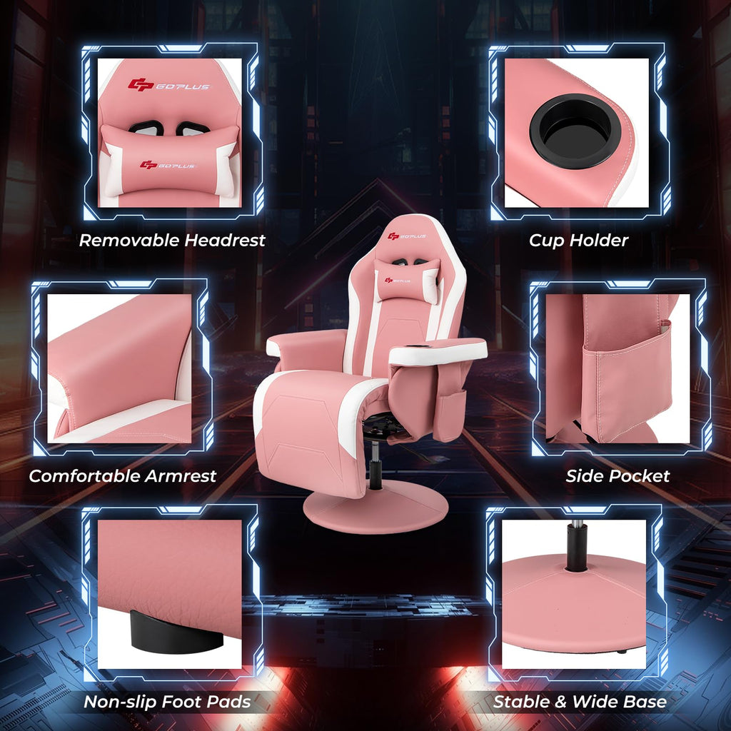 POWERSTONE Gaming Recliner, Adjustable Massage Gaming Chair - craques