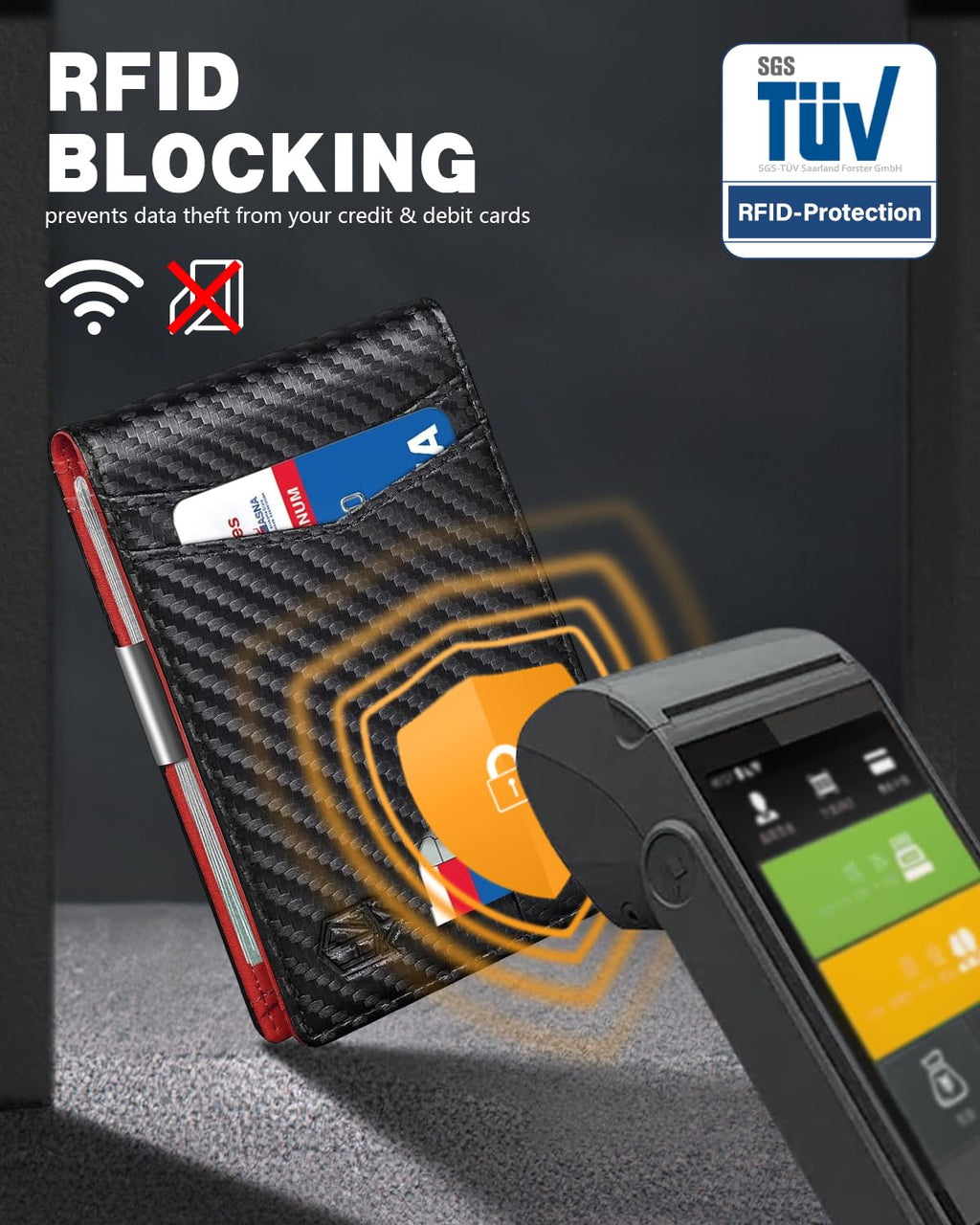 Craques Slim RFID Wallet for Men - Brown Leather craques