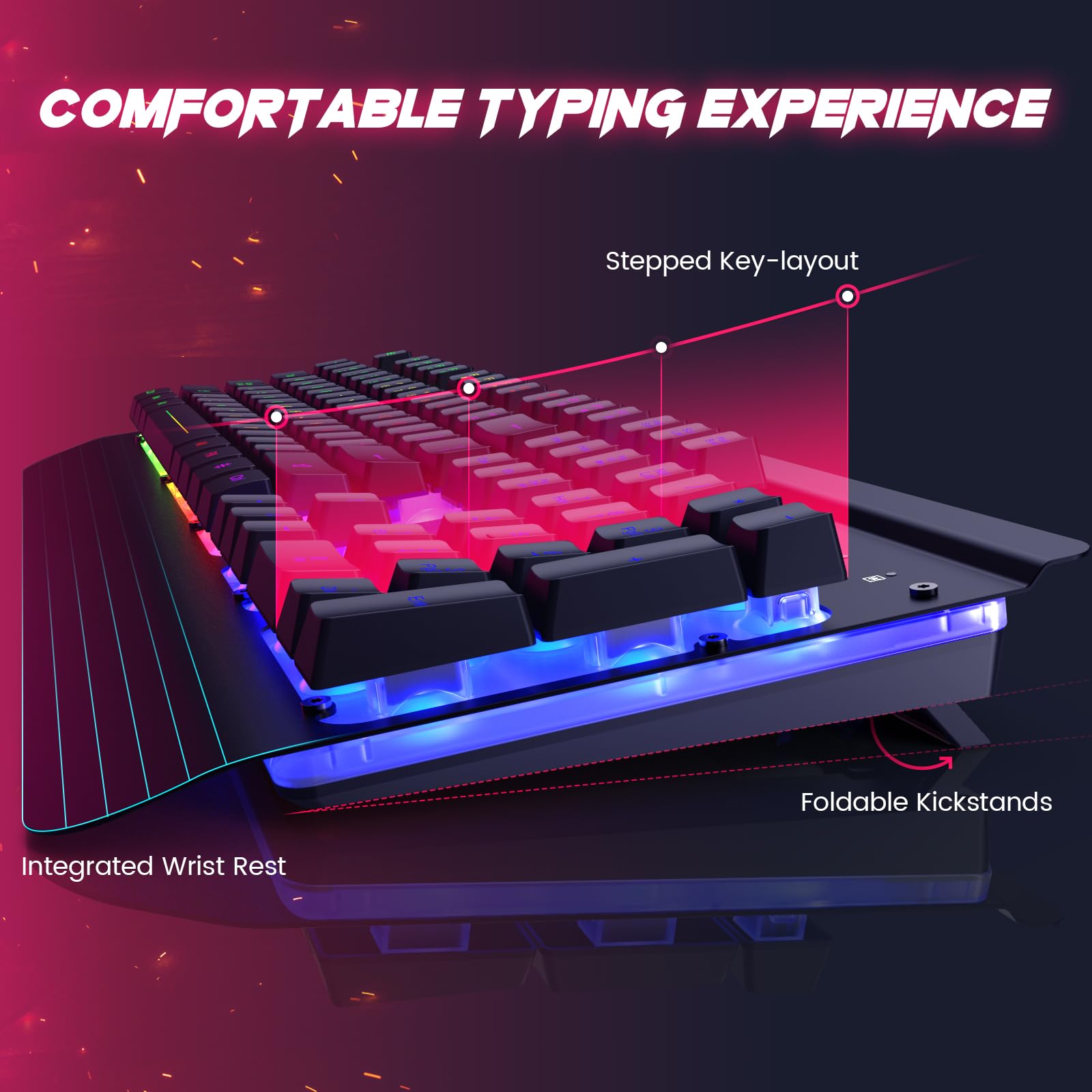 Craques All-Metal RGB Gaming Keyboard with Full Backlight craques