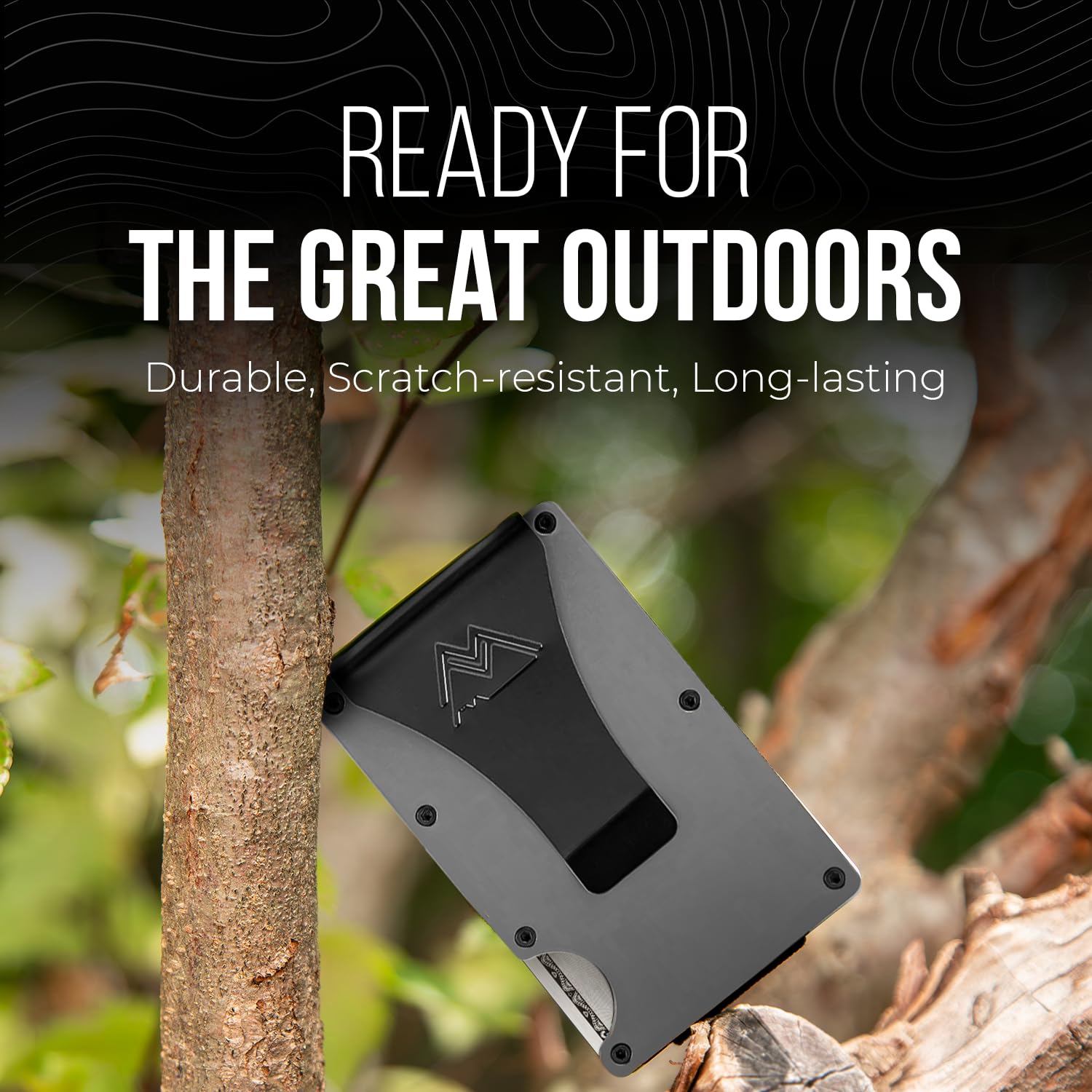 Craques RFID Blocking Minimalist Wallet with Wood Pattern craques