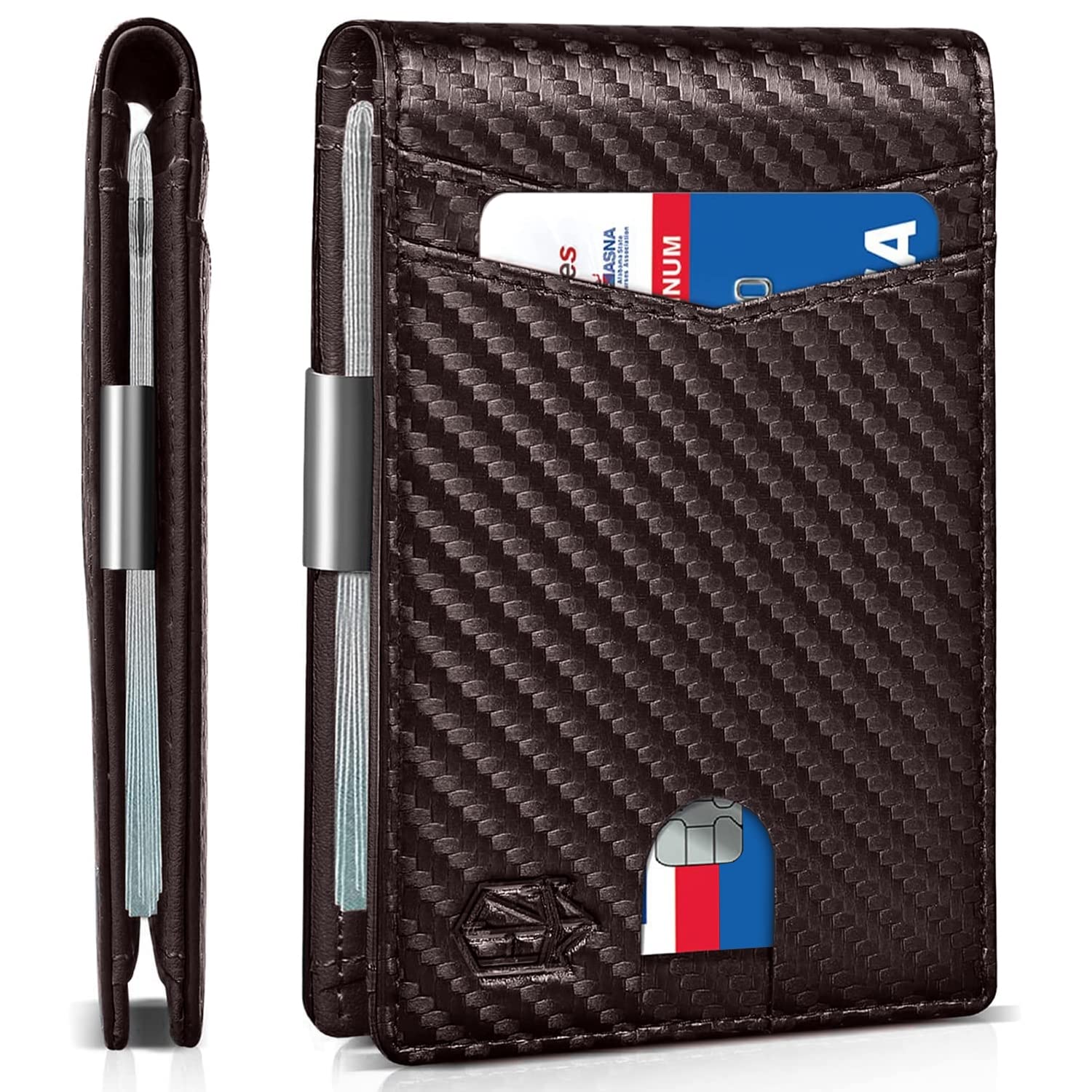 Craques Slim RFID Wallet for Men - Brown Leather craques