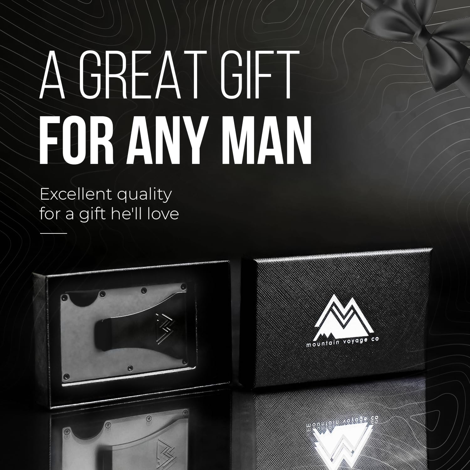 Craques RFID Blocking Minimalist Wallet with Wood Pattern craques