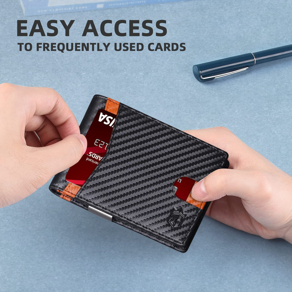 Craques Slim RFID Wallet for Men - Brown Leather craques