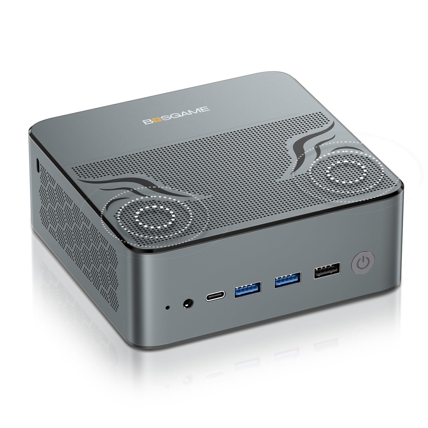 BOSGAME P4 Gaming Mini PC Ryzen 7 5700U 32GB RAM 1TB NVMe M.2 2280 SSD Windows 11 Pro Mini Computers