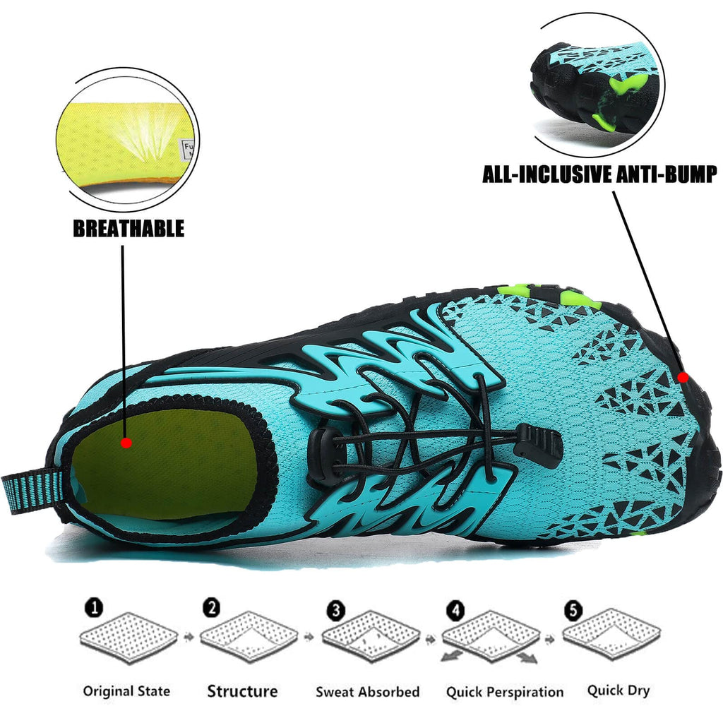 Mens Womens Water Shoes Quick-drying Barefoot Swimming Shoes - craques