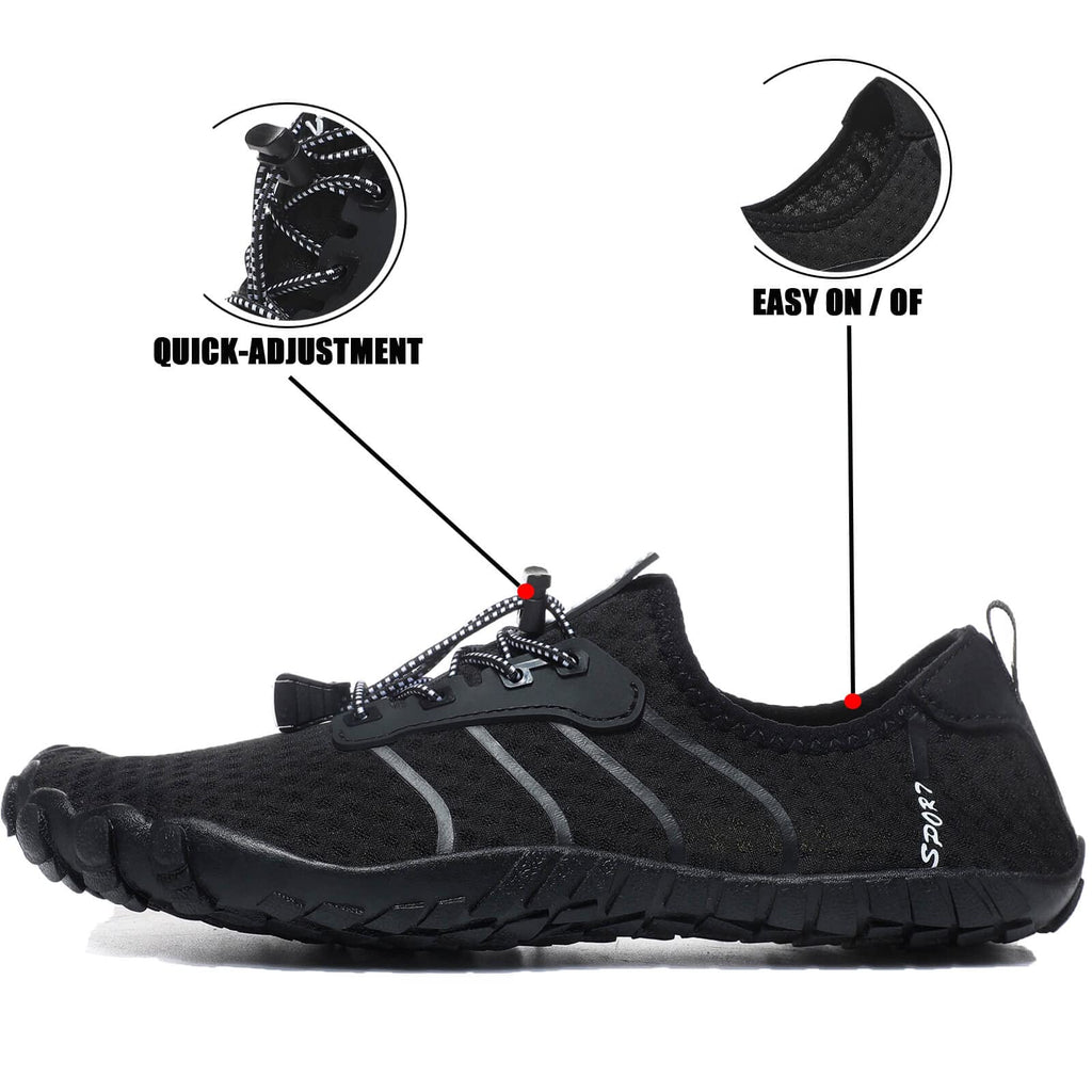 Mens Womens Water Shoes Quick-drying Barefoot Swimming Shoes - craques