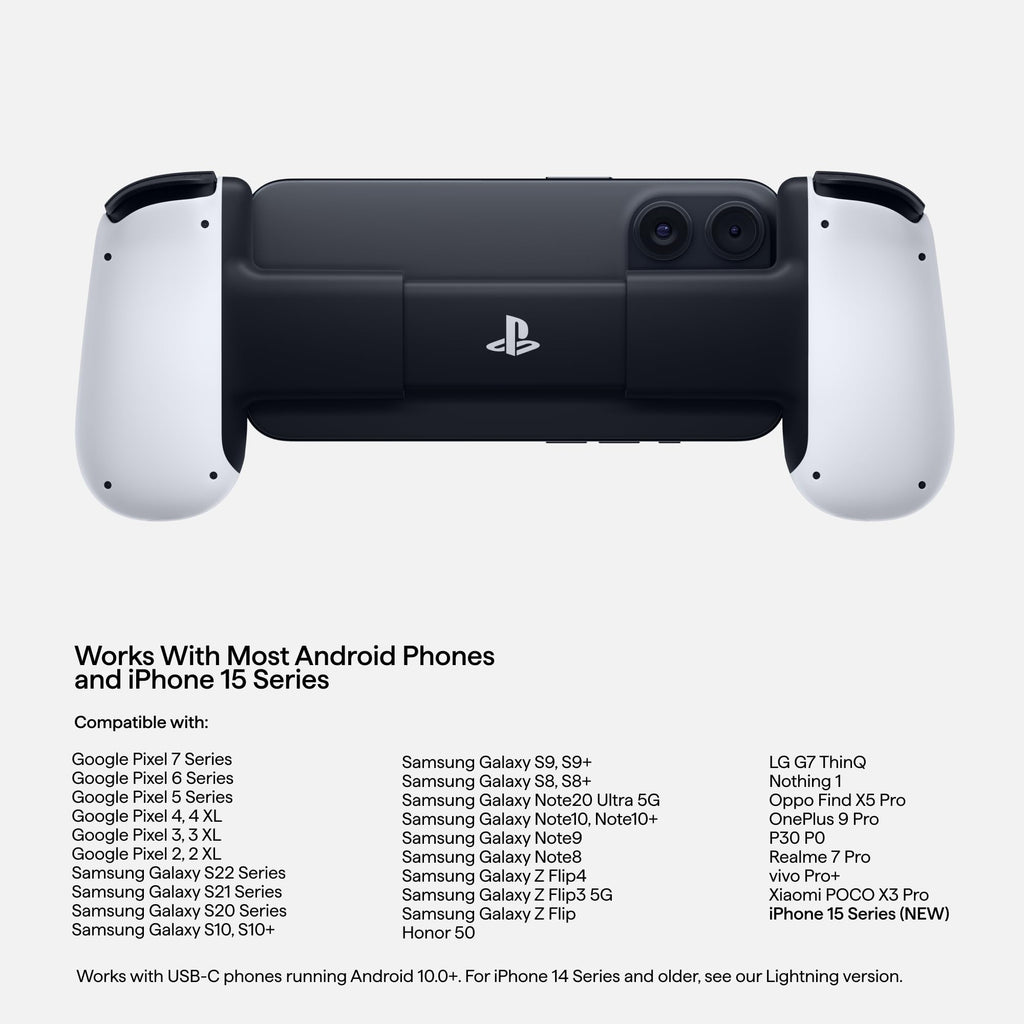 BACKBONE One Mobile Gaming Controller for Android and iPhone 15/16 Series (USB-C) - craques