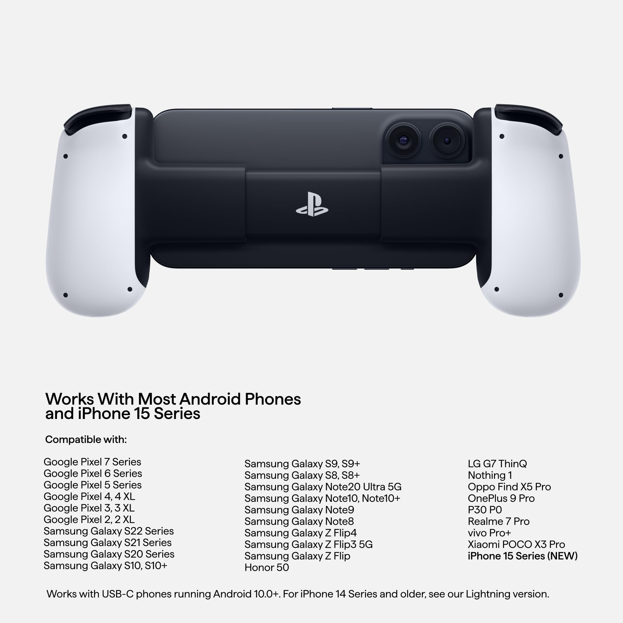 BACKBONE One Mobile Gaming Controller for Android and iPhone 15/16 Series (USB-C) - craques