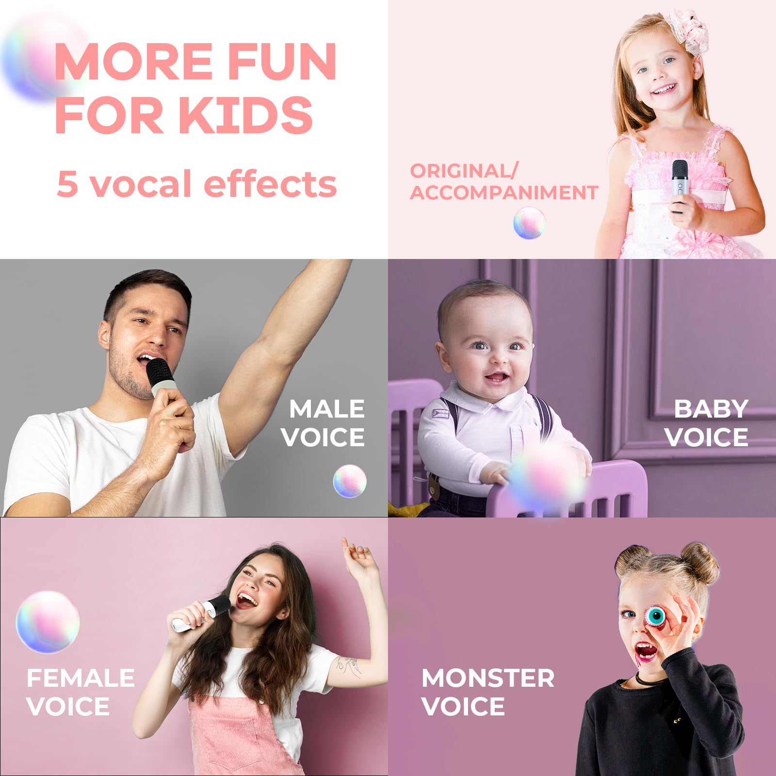 Mini Karaoke Machine for Kids Adults, Portable Bluetooth Speaker - craques