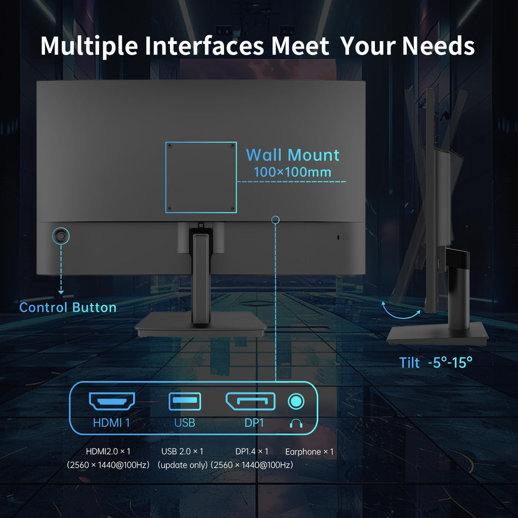 KTC 24 inch 190Hz/180Hz Gaming Monitor - craques