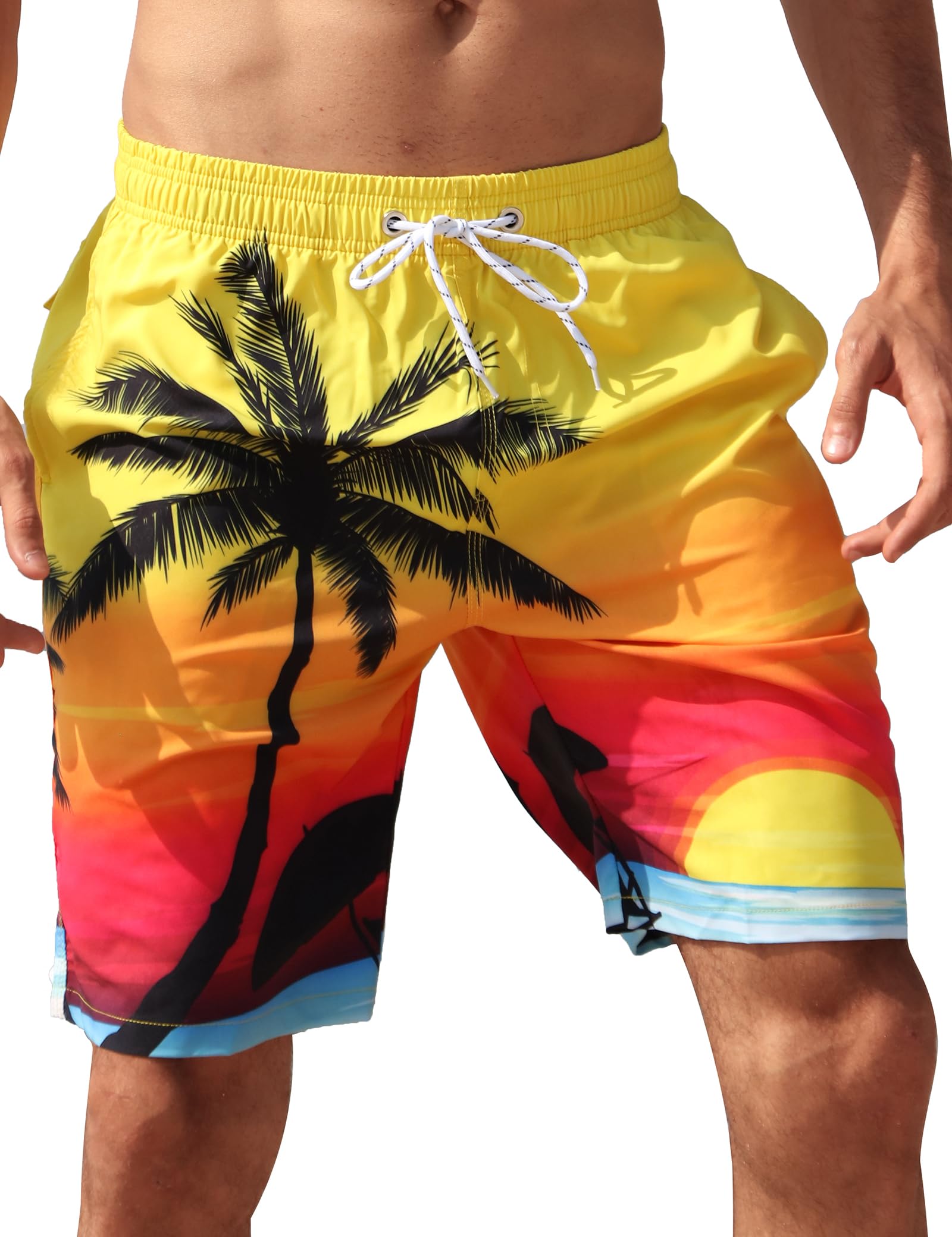 Men's Swim Trunks Quick Dry Swim Shorts - craques