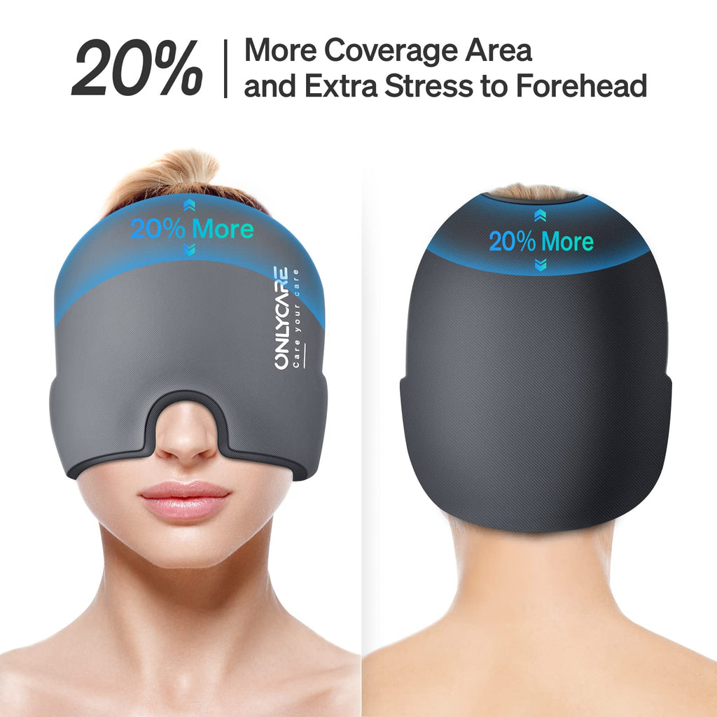 ONLYCARE Migraine Relief Cap Headache Relief Hat ice hat for Migraine - craques