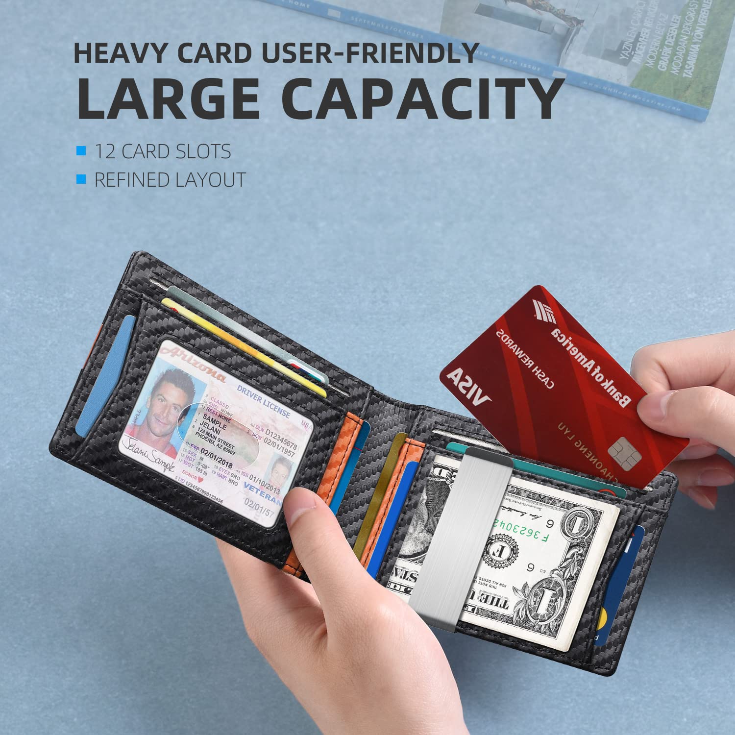 Craques Slim RFID Wallet for Men - Brown Leather craques