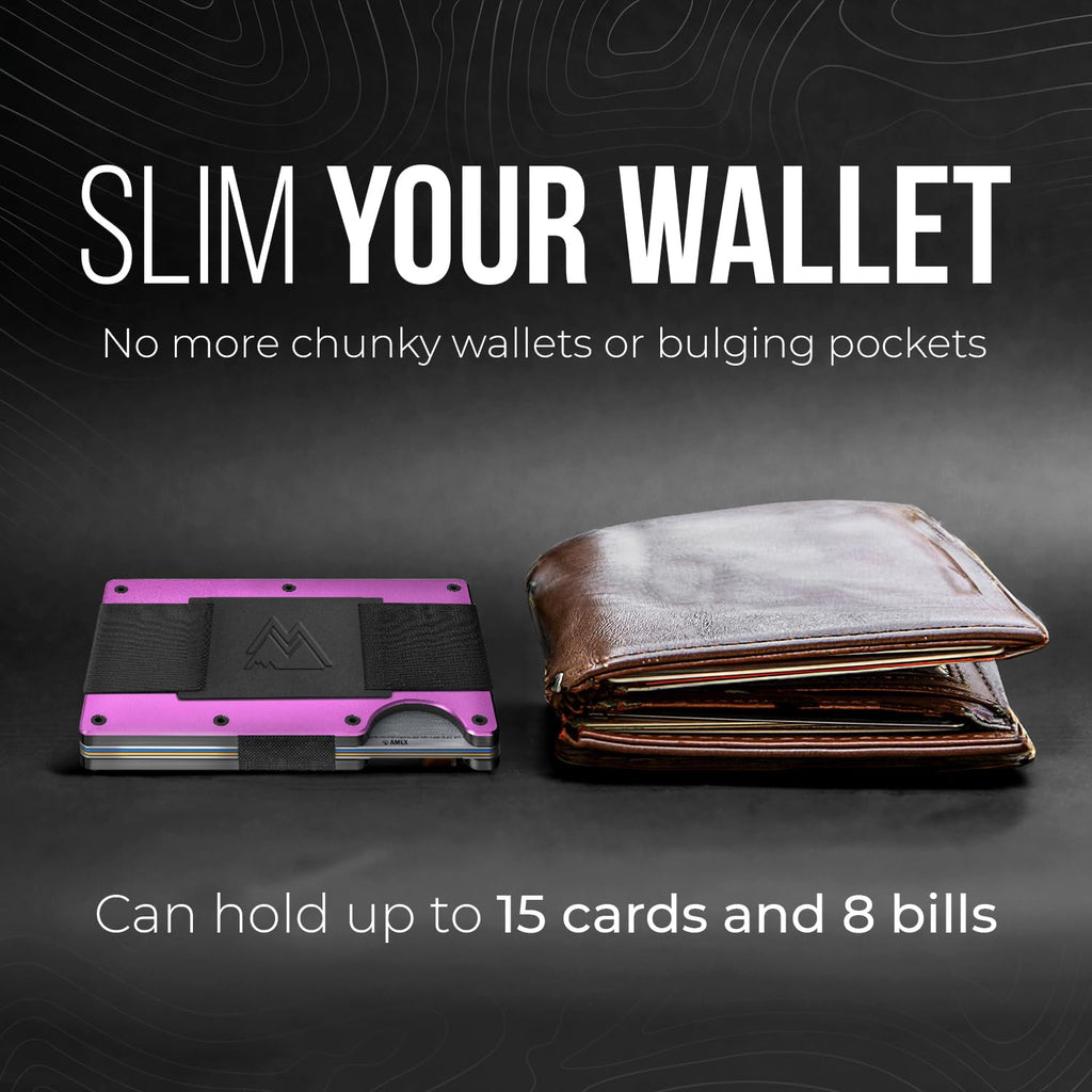 Craques RFID Blocking Minimalist Wallet with Wood Pattern craques