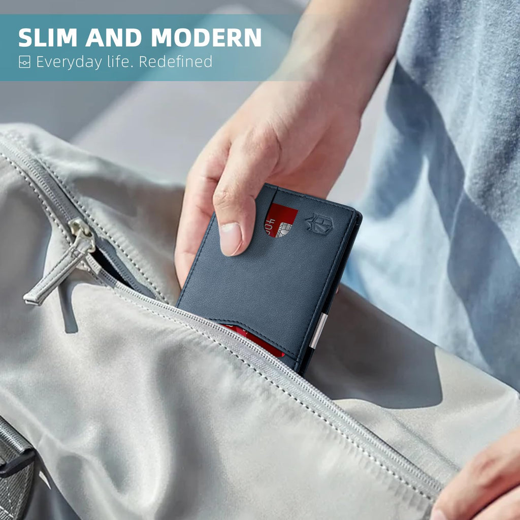 Craques Slim RFID Wallet for Men - Brown Leather craques