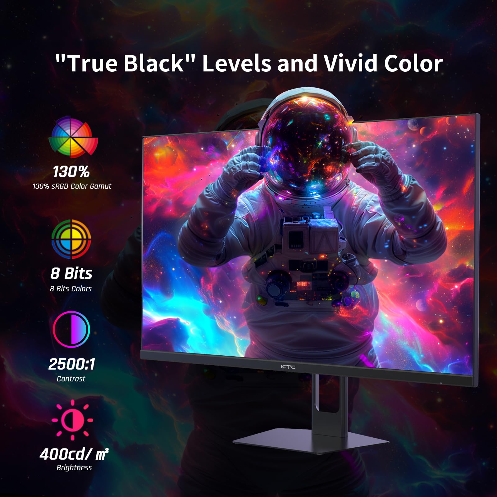KTC 24 inch 190Hz/180Hz Gaming Monitor - craques