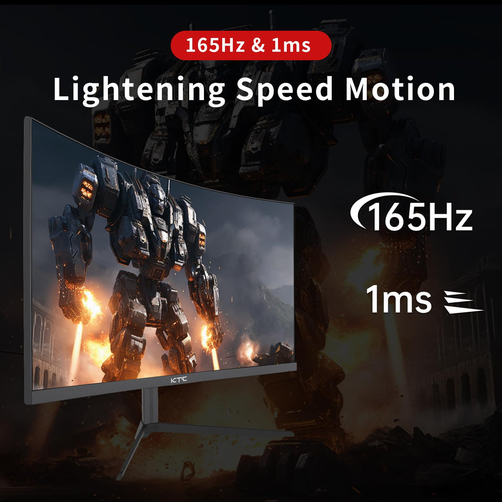 KTC 24 inch 190Hz/180Hz Gaming Monitor - craques
