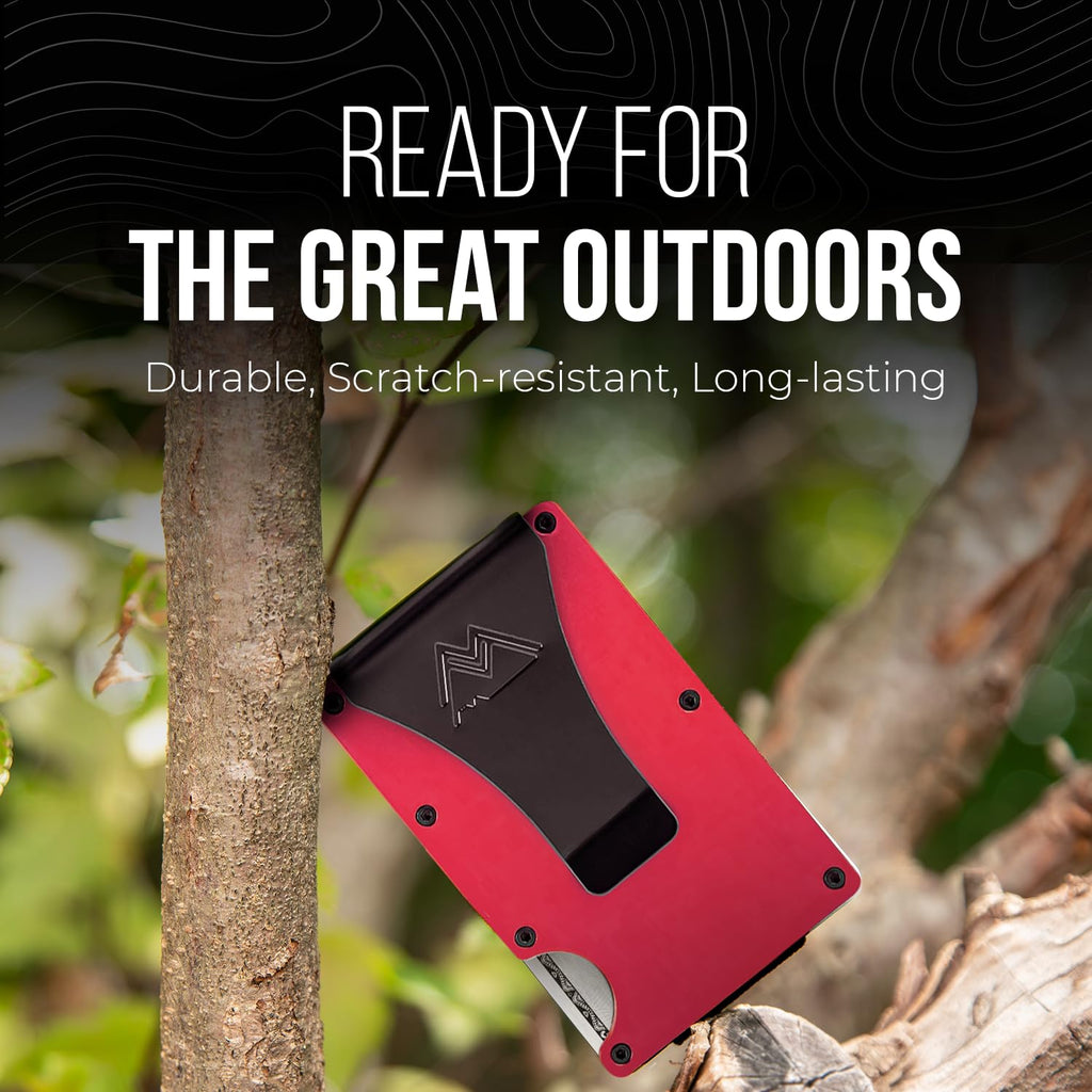 Craques RFID Blocking Minimalist Wallet with Wood Pattern craques