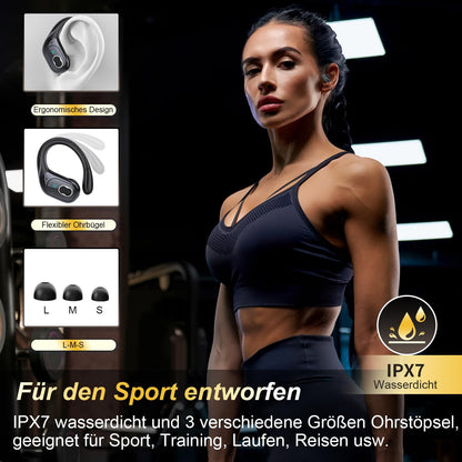 Wireless Earbuds 75hrs Bluetooth 5.4 Headphone Sport