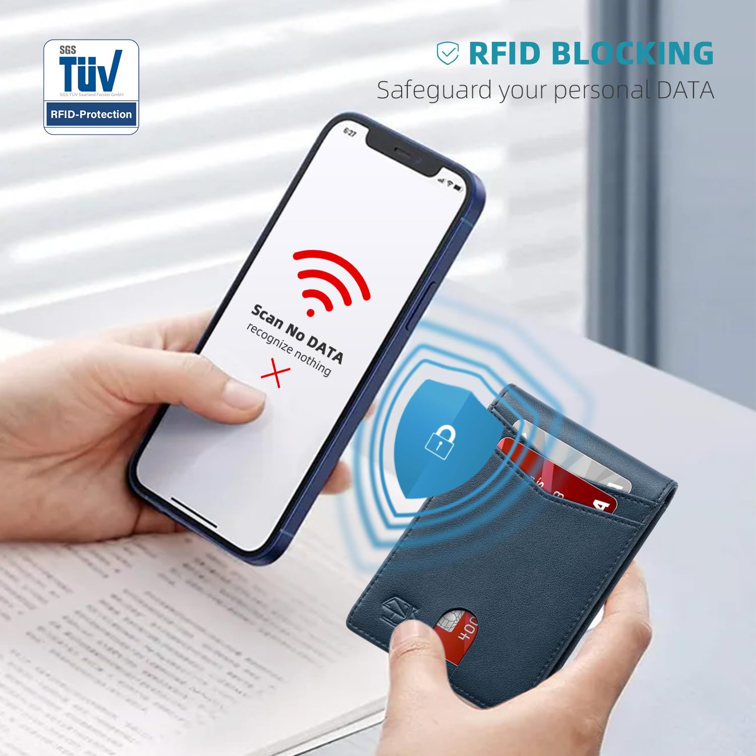 Craques Slim RFID Wallet for Men - Brown Leather craques