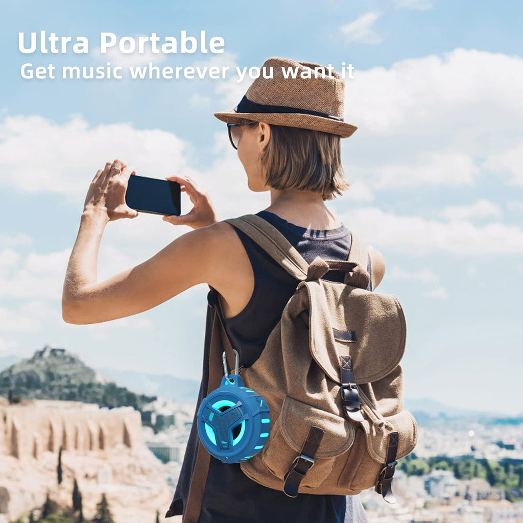 Craques Waterproof Bluetooth Shower Speaker with LED Lights craques