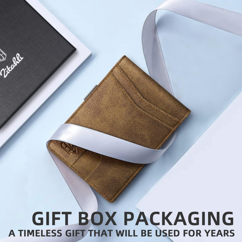 Craques Slim RFID Wallet for Men - Brown Leather craques