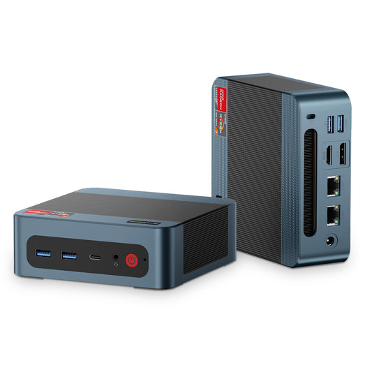BOSGAME P4 Gaming Mini PC Ryzen 7 5700U 32GB RAM 1TB NVMe M.2 2280 SSD Windows 11 Pro Mini Computers