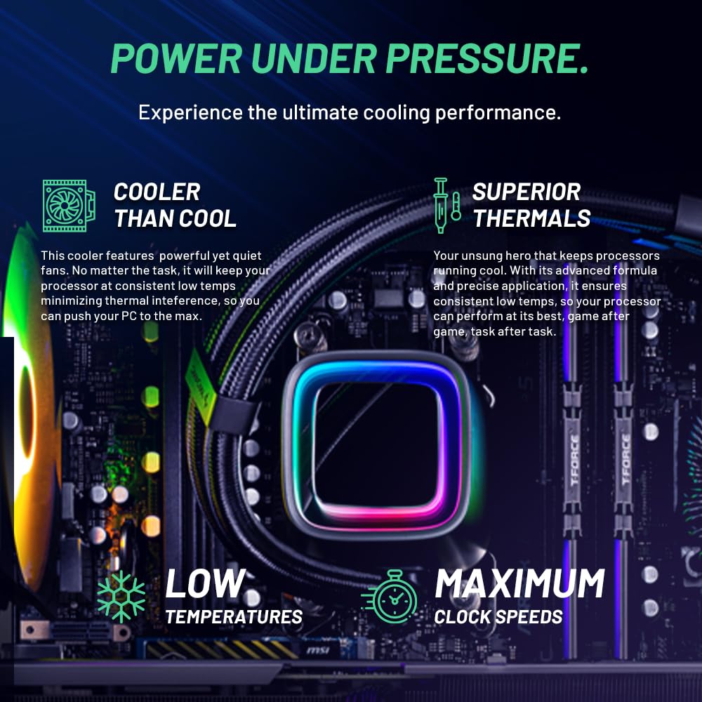Skytech Gaming Archangel Gaming PC Desktop – AMD Ryzen 5 7600X 4.7 GHz, NVIDIA RTX 4060 Ti