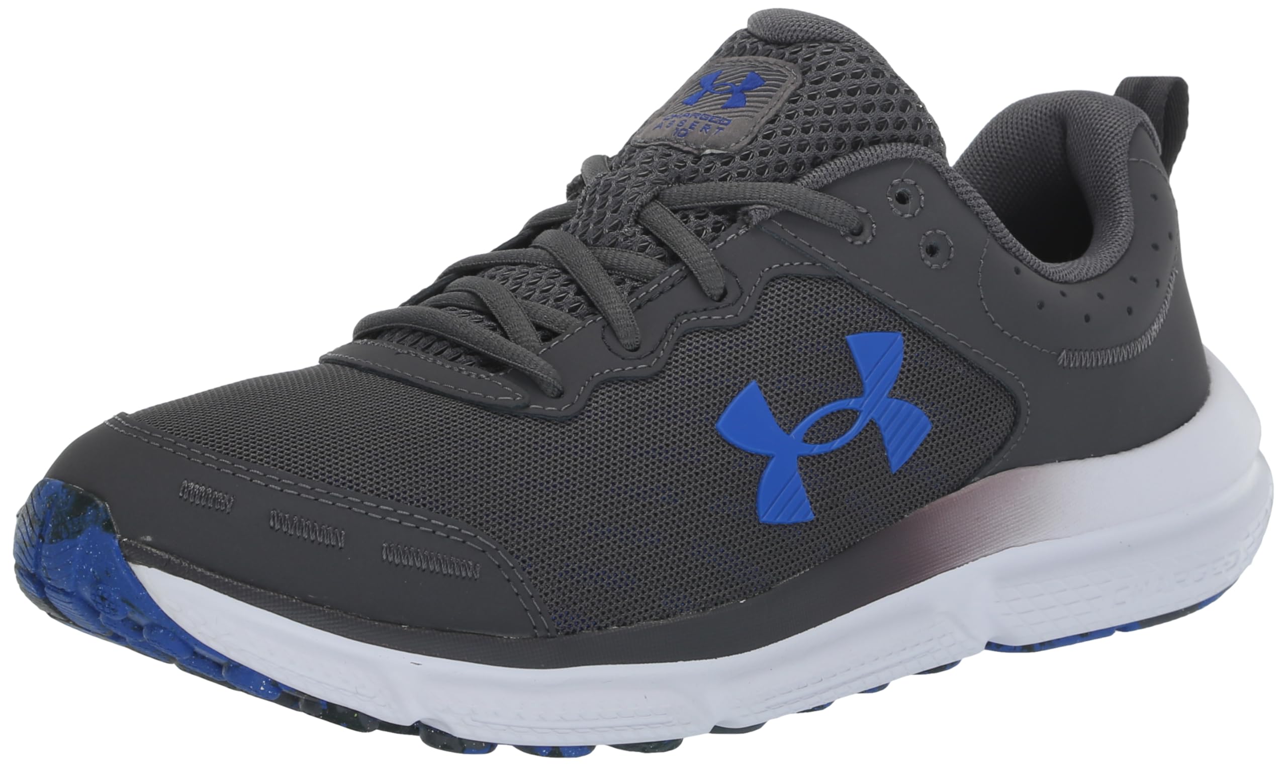 Under Armour Mens Charged Assert 10 Running Shoes - 12.5 / (106) Castlerock/Castlerock/Team Royal