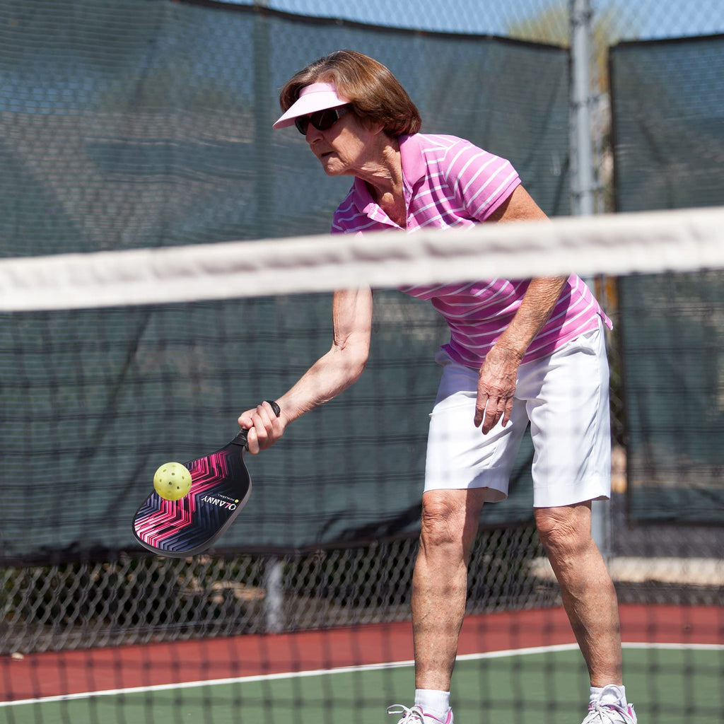 Graphite Pickleball Paddles 4 Pack - Premium Rackets Fiber Face - craques