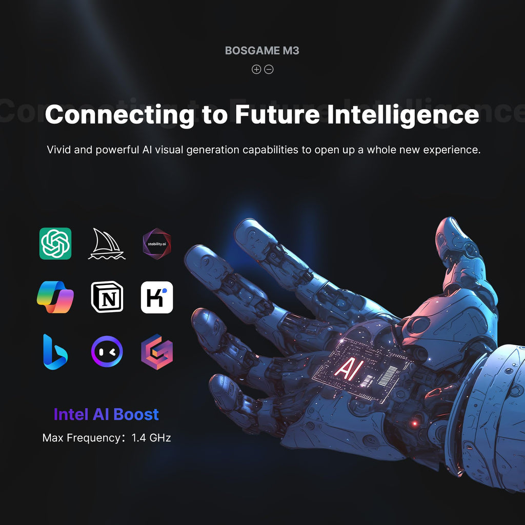 craques Ryzen 7 Gaming Mini PC Compact High-Performance