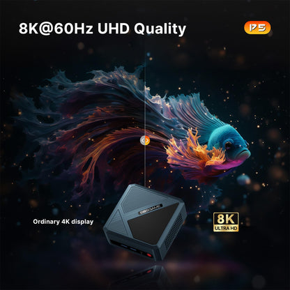BOSGAME P4 Gaming Mini PC Ryzen 7 5700U 32GB RAM 1TB NVMe M.2 2280 SSD Windows 11 Pro Mini Computers