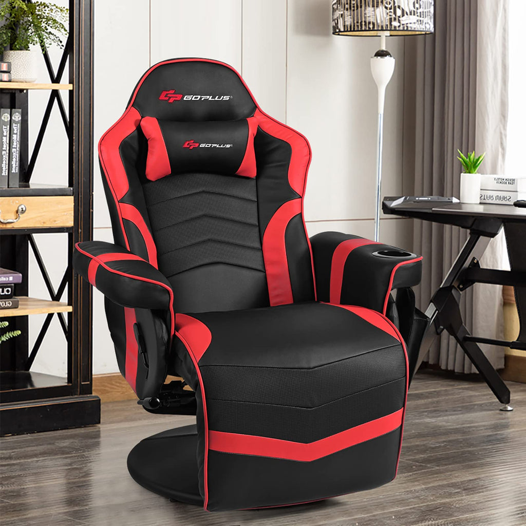 POWERSTONE Gaming Recliner, Adjustable Massage Gaming Chair - craques