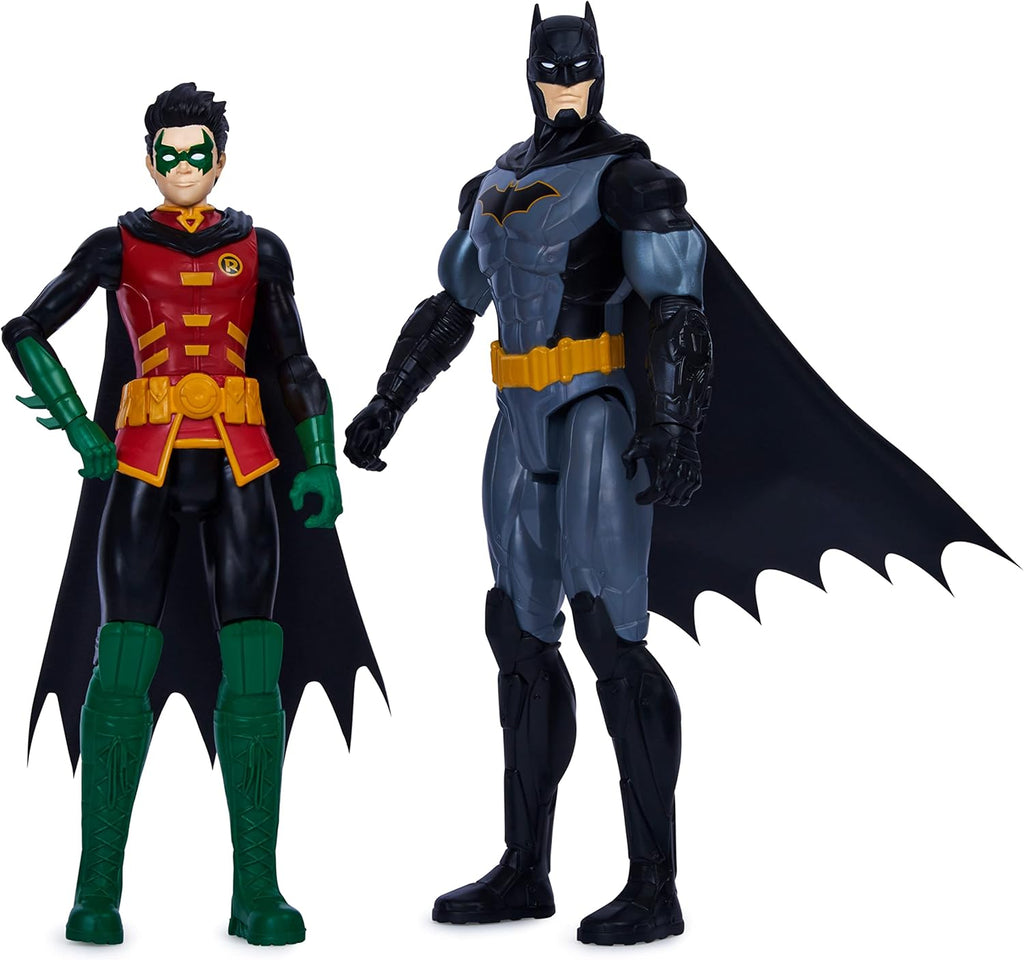 DC Comics Batman and Robin vs. The Joker Mr. Freeze 12-inch Action Figures Kids Toys for Boys Girls Ages 3 Up