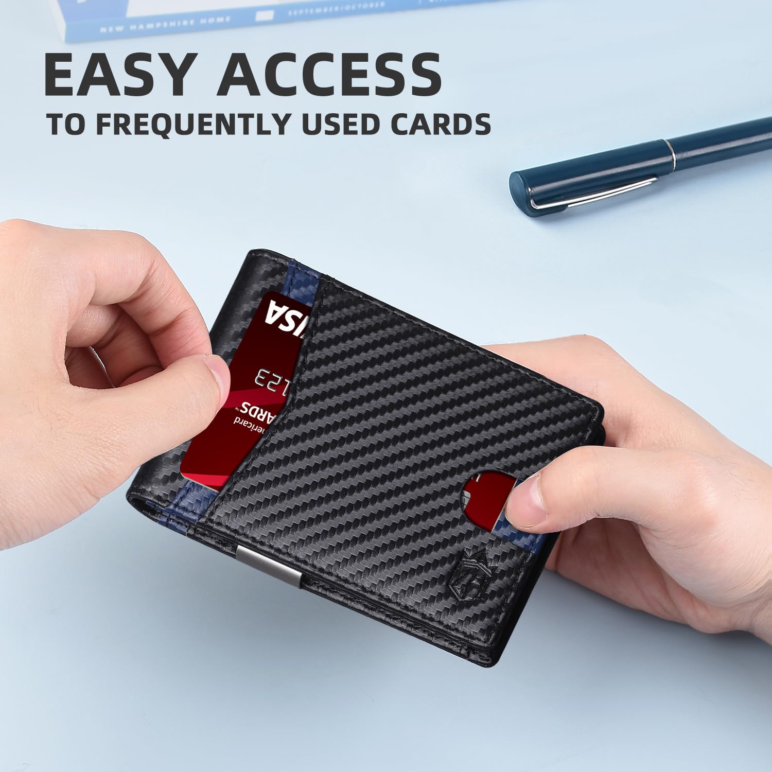 Craques Slim RFID Wallet for Men - Brown Leather craques