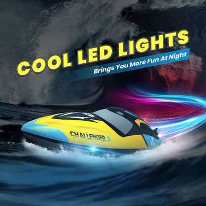 DEERC H120 RC Boat for Kids & Adults, 20+MPH Fast Remote Control Boat