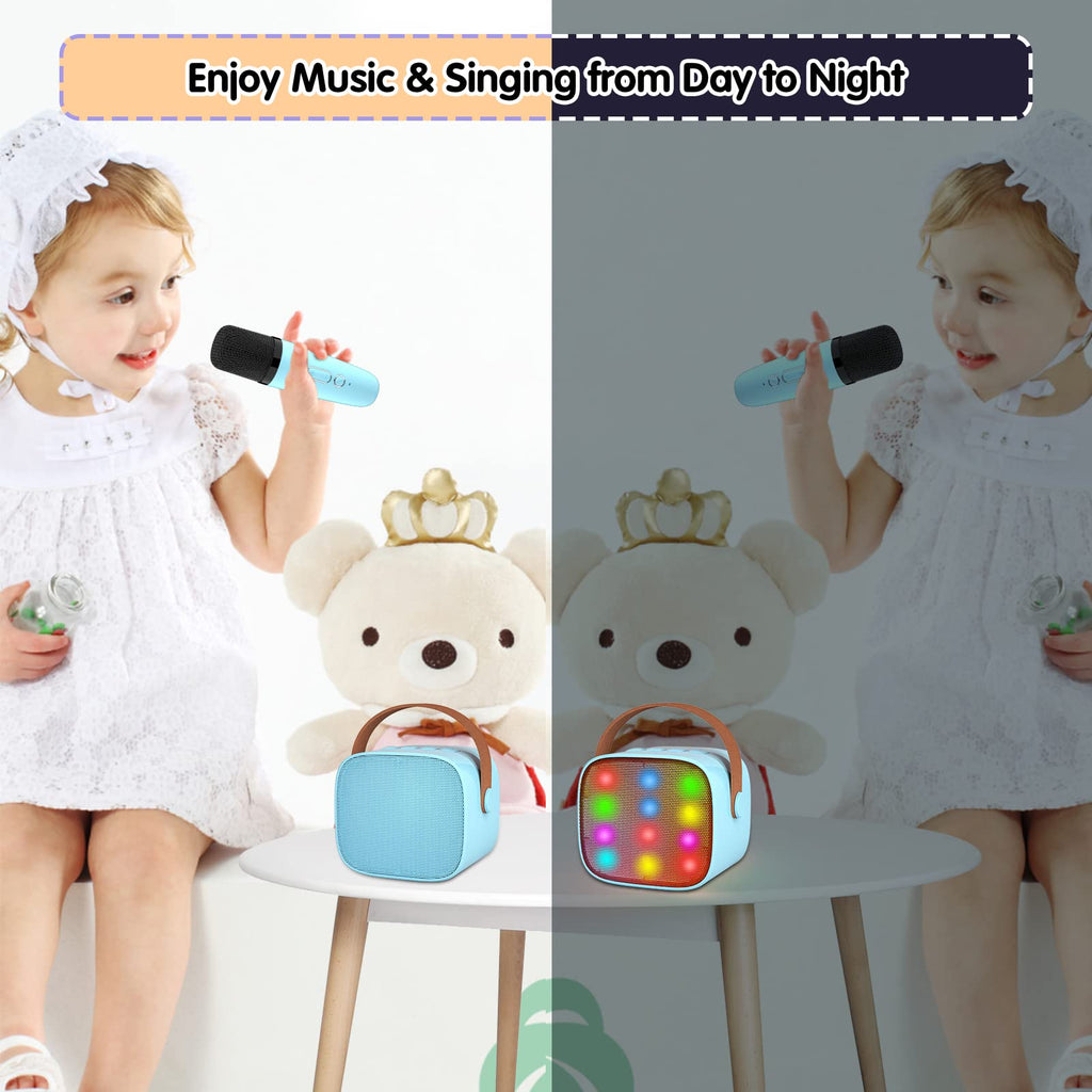 Mini Karaoke Machine for Kids Adults, Portable Bluetooth Speaker - craques