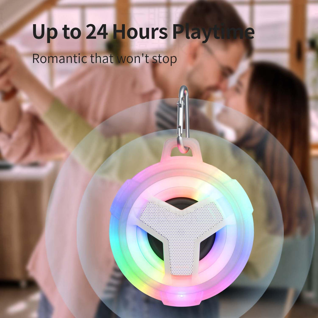 Craques Waterproof Bluetooth Shower Speaker with LED Lights craques